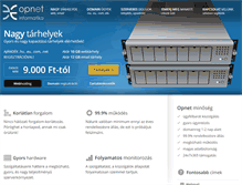 Tablet Screenshot of opnet.hu